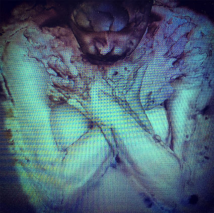 Interrupted 3D scan by artist Paul Coombs